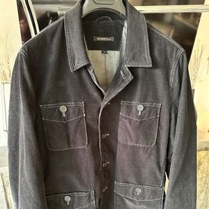 John Varvatos Black Corduroy Jacket